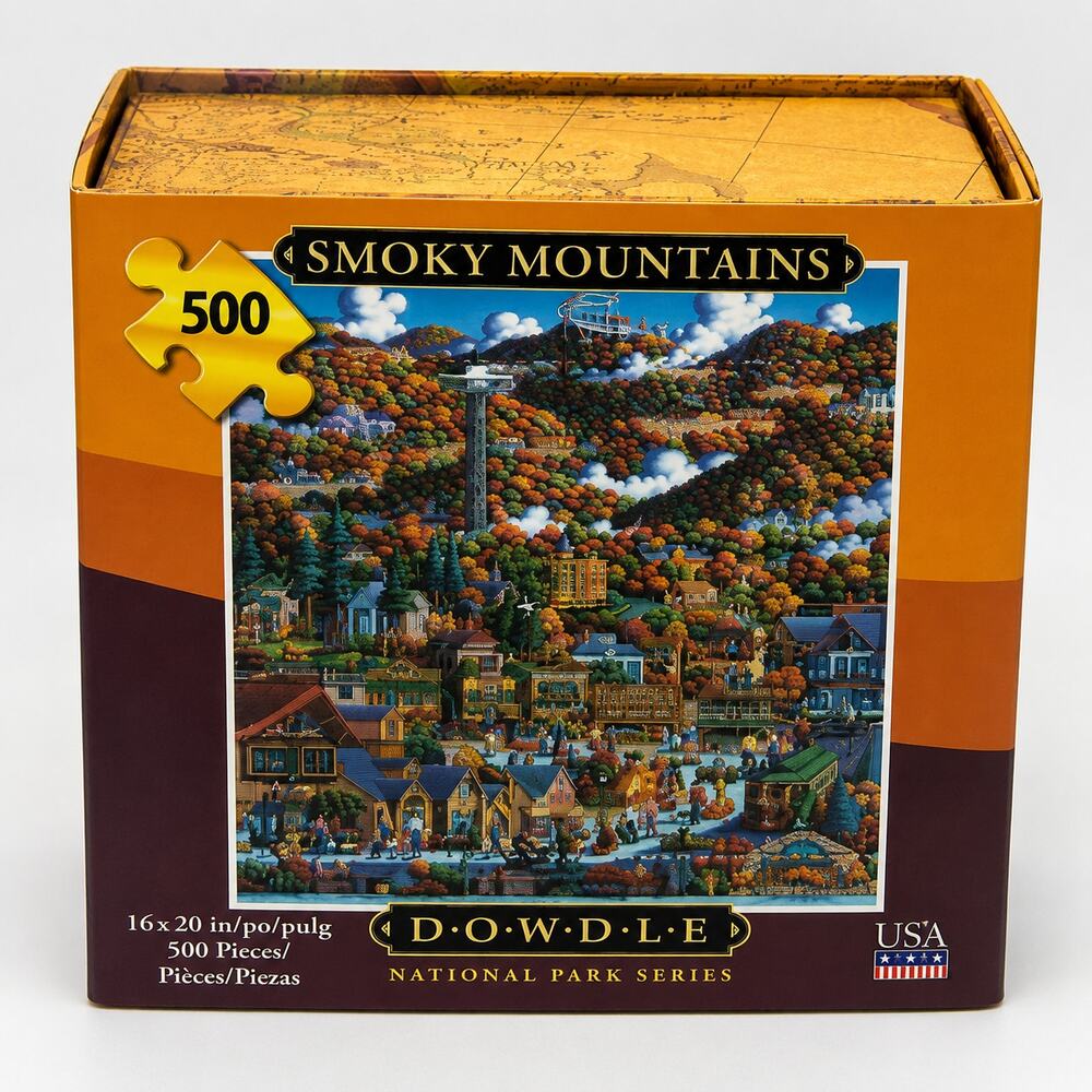 Dowdle Smoky Mountains 500 Piece Puzzle National Park Series NEW Sealed Pieces